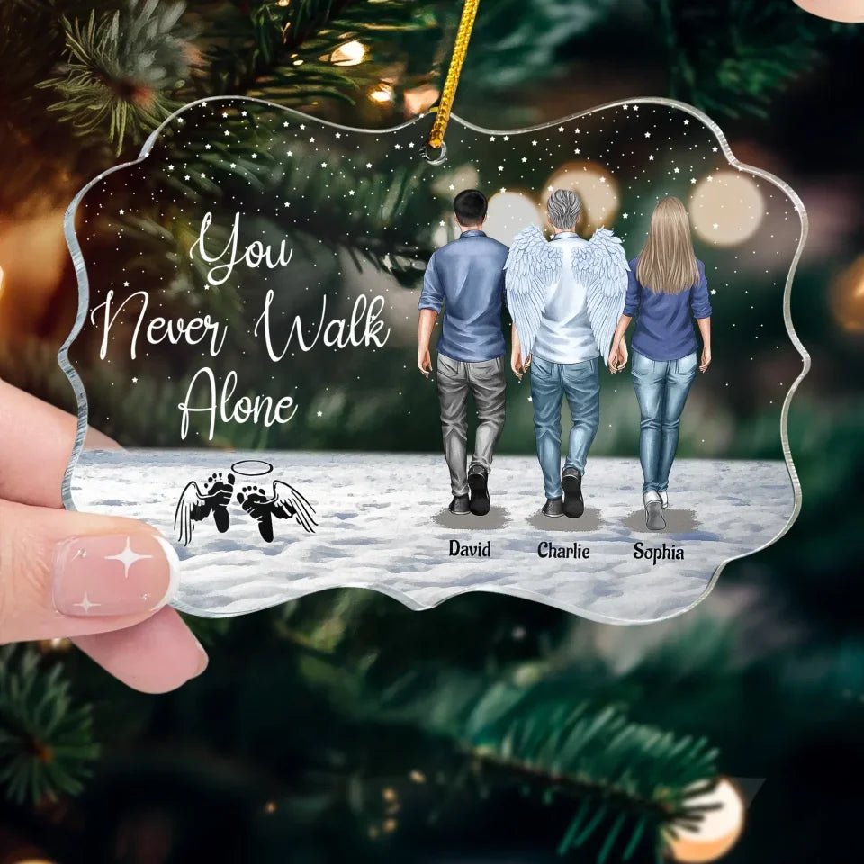 personalized photo with name ornament acrylic keepsake memorial keepsake acrylic