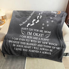 blanket personalized design loss of dog gift comfort gift design preview