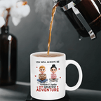 You Will Always Be My Greatest Adventure – Personalized Mug with Custom Names, Romantic Couple Coffee Cup, Unique Anniversary Gift for Husband, Wife, Boyfriend or Girlfriend, Valentine’s Day & Wedding Gift Idea, Custom Love Quote Mug for Couples 1057770 - DiyGiftly