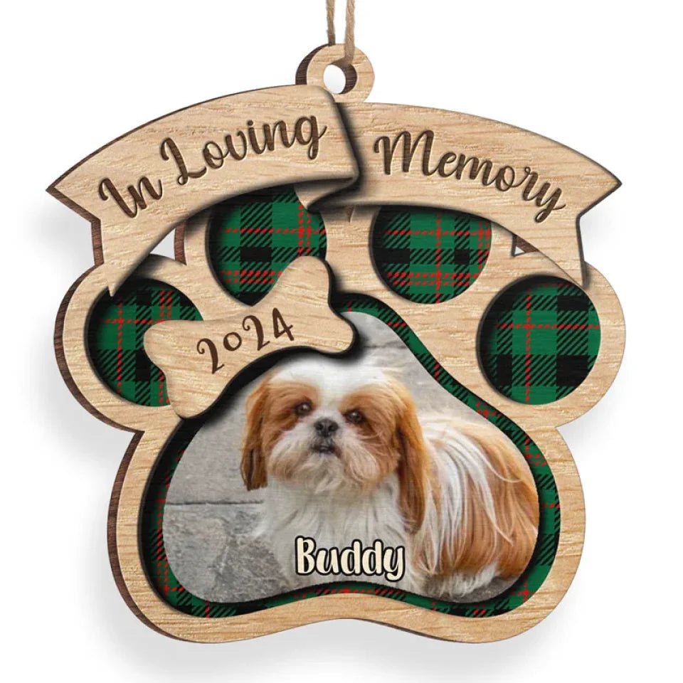 You Will Always In My Heart - Upload Image - Personalized Custom Wood Shaped Christmas Ornament 684793 - DiyGiftly