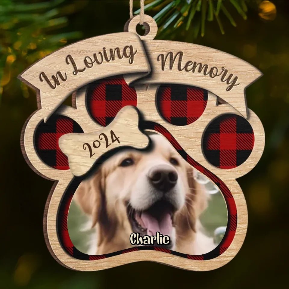 You Will Always In My Heart - Upload Image - Personalized Custom Wood Shaped Christmas Ornament 684793 - DiyGiftly