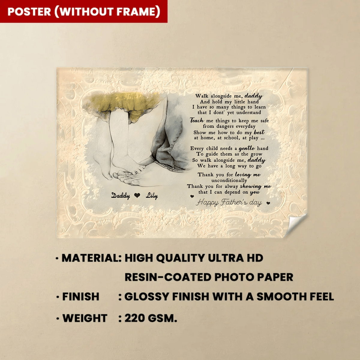 personalized custom gift for dad with high quality craftsmanship photo
