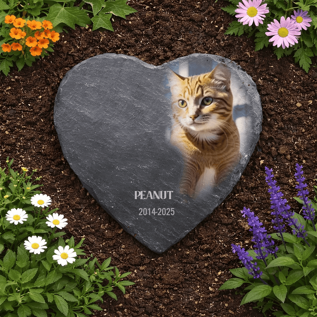 cat remembrance garden stone