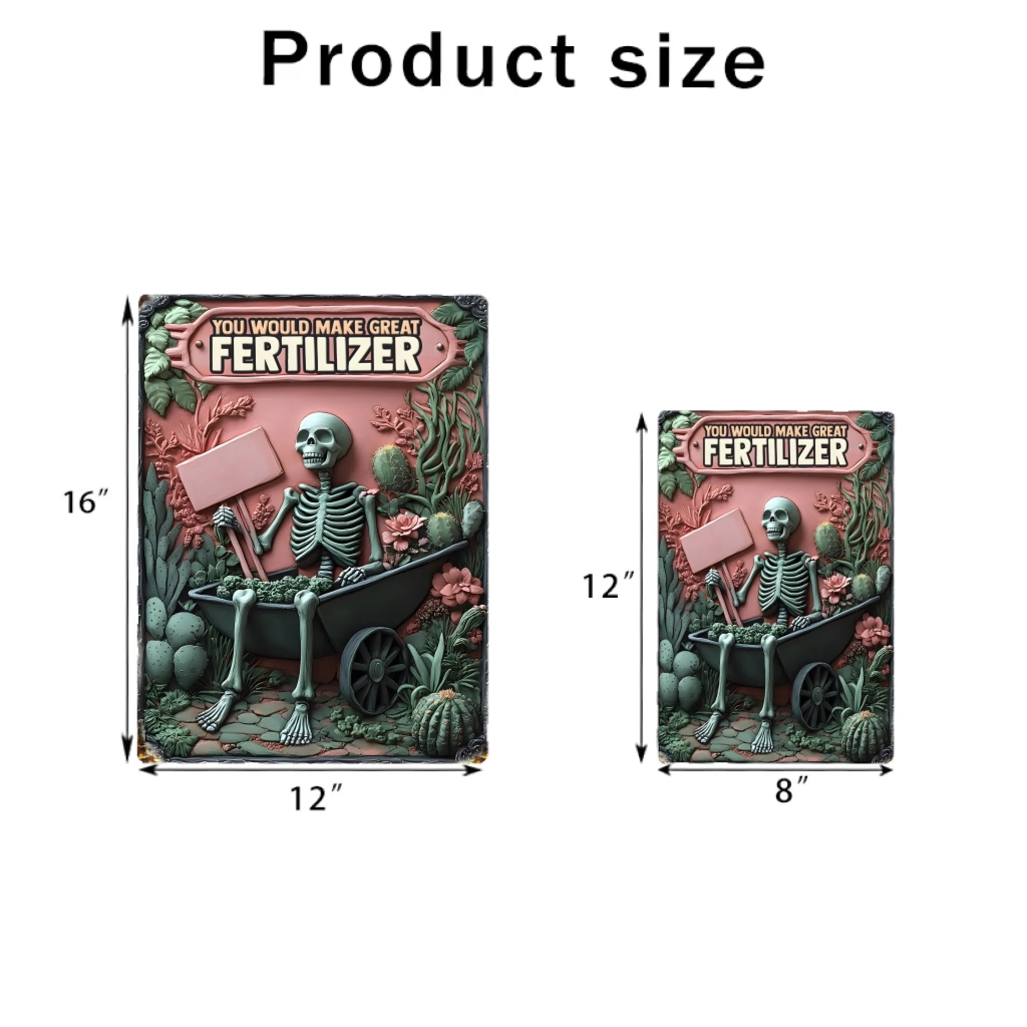 You Would Make Great Fertilizer - Personalized Gardening Rectangle Metal Sign 736248 - 736462 - DiyGiftly