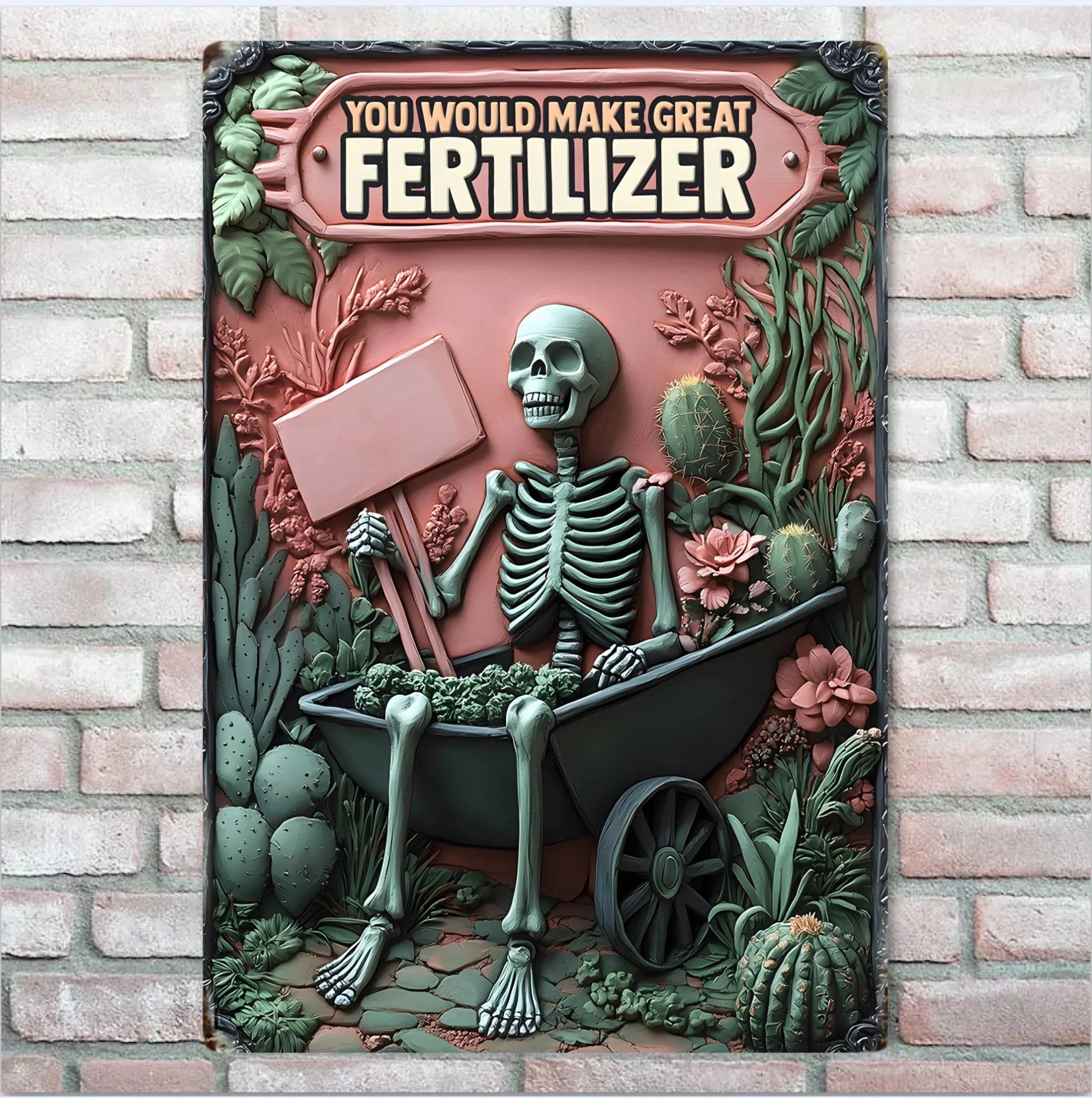 You Would Make Great Fertilizer - Personalized Gardening Rectangle Metal Sign 736248 - 736462 - DiyGiftly