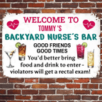 You'd Better Bring Food - Gift for a Nurse - Personalized Custom Metal Sign 736373 - 736394 - DiyGiftly