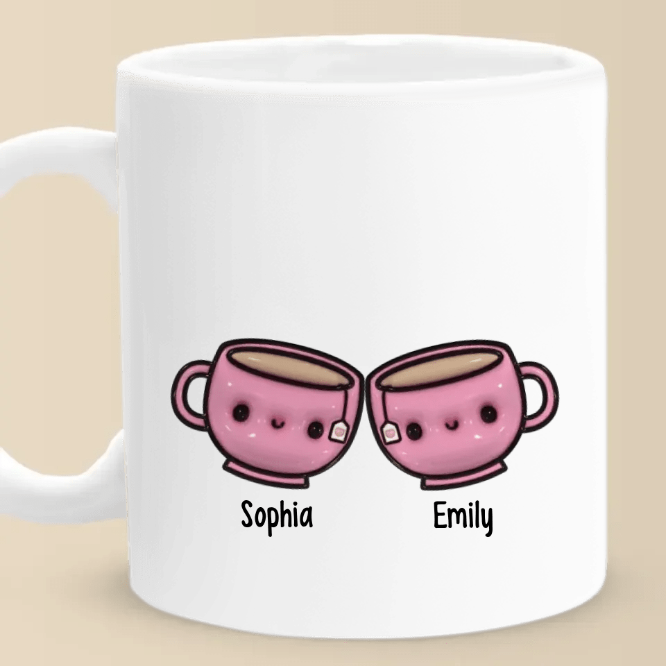 You'll Always Be My Best - Tea - Bestie Personalized Custom 3D Inflated Effect Printed Mug - Gift For Best Friends, BFF, Sisters 689167 - DiyGiftly