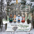 personalized photo with custom name ornament acrylic remembrance decor acrylic ornament
