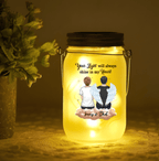 Your Light Will Always Shine In My Heart - Memorial Personalized Custom Mason Jar Light - Sympathy Gift For Family Members 84702976 - DiyGiftly