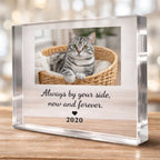 personalized acrylic block cat memorial