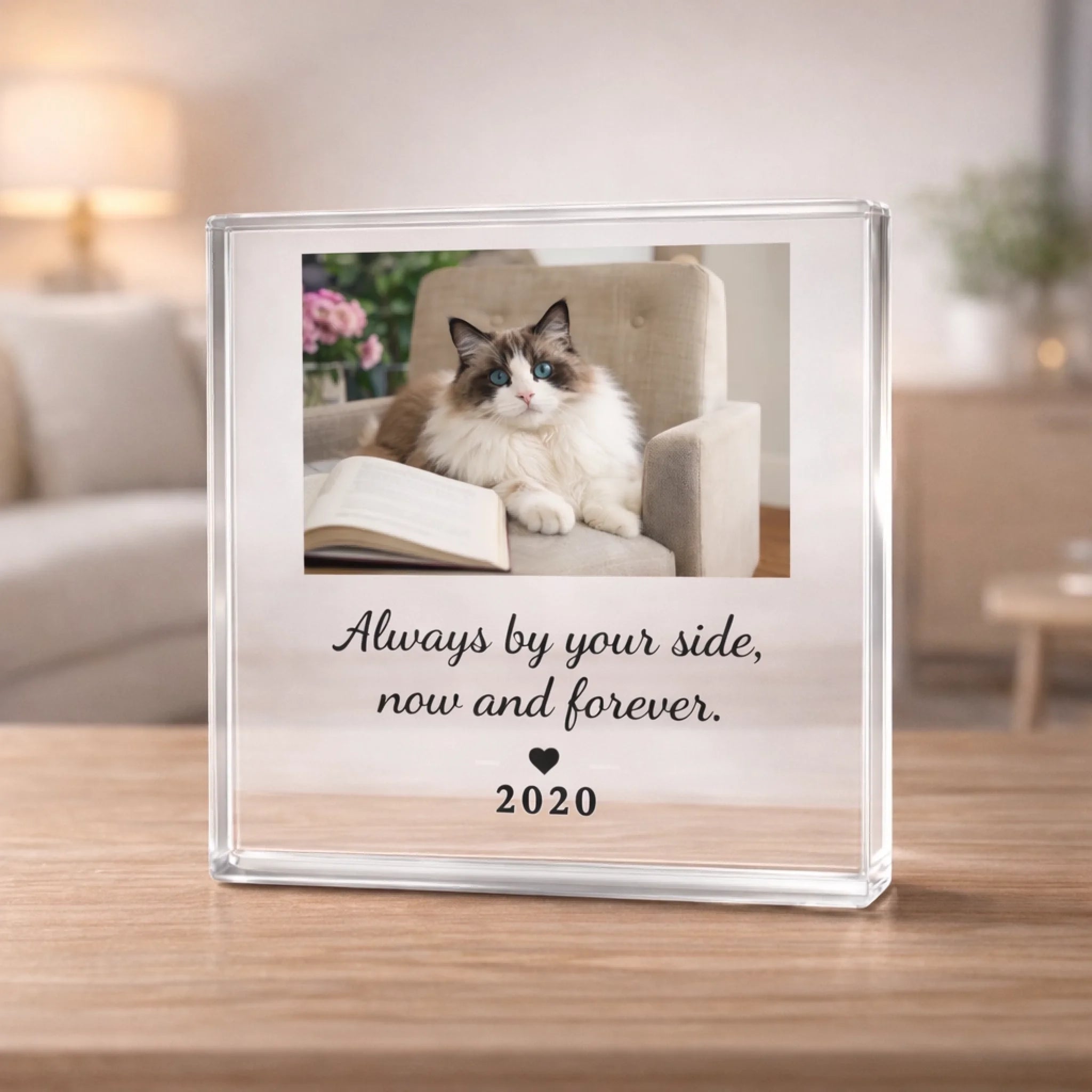 custom photo acrylic keepsake plaque