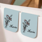 Your Personal Blossom & Reading Charm - Personalized Name Magnetic Bookmark 1080882 - DiyGiftly
