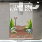 Your Reliable Sidekick - Personalized Custom Acrylic Visor Clip for Cars 1068318 - DiyGiftly