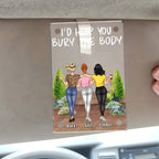 Your Reliable Sidekick - Personalized Custom Acrylic Visor Clip for Cars 1068318 - DiyGiftly