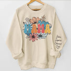 You're One Great Mama - Family Personalized Custom Unisex Sweatshirt With Design On Sleeve - Birthday Gift For Mom, Grandma 685942 - 685943 - DiyGiftly