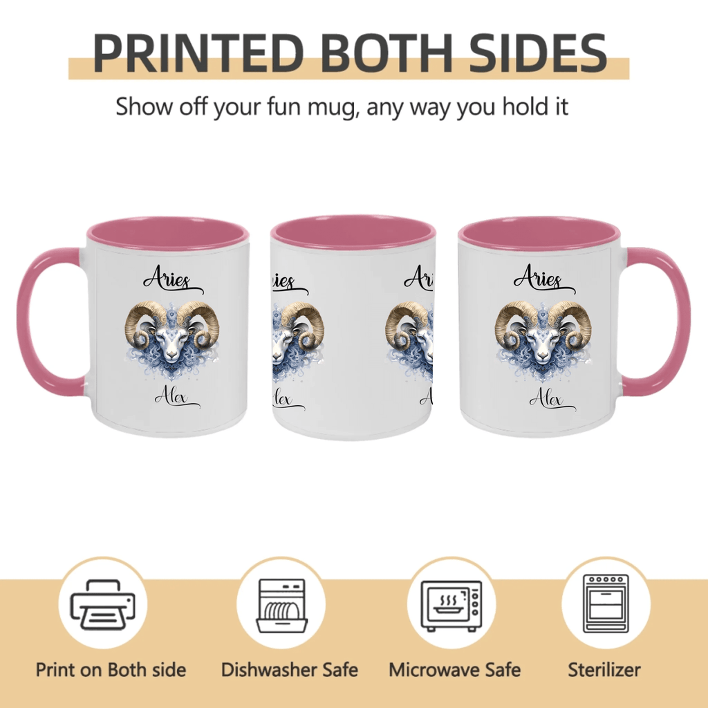 Zodiac Lover’s Birthday Gift - Personalized Astrology Constellation Mug with Custom Name 1103905 - DiyGiftly