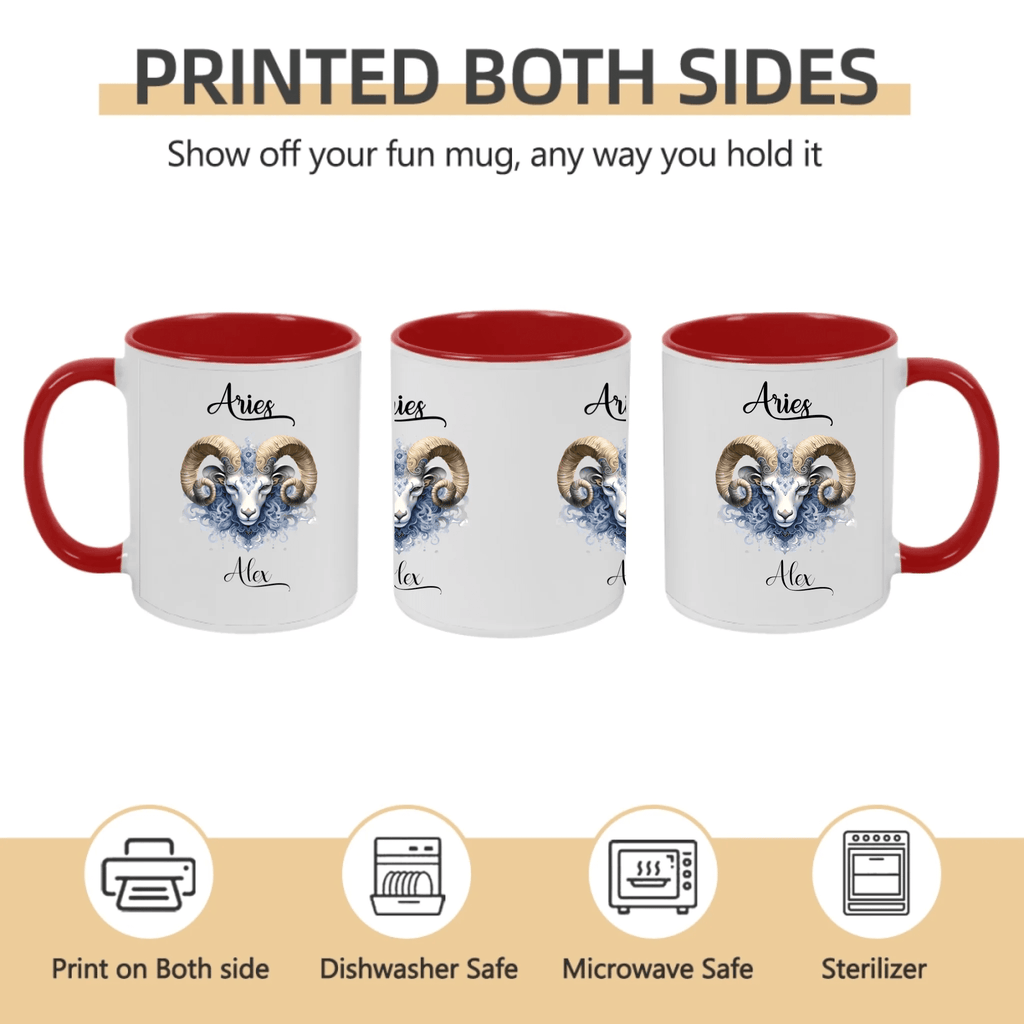Zodiac Lover’s Birthday Gift - Personalized Astrology Constellation Mug with Custom Name 1103905 - DiyGiftly