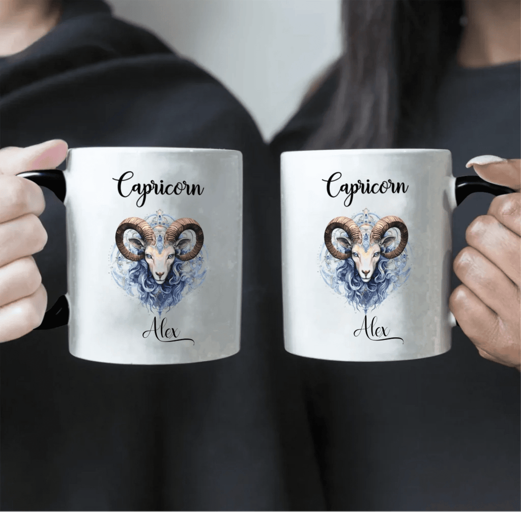 Zodiac Lover’s Birthday Gift - Personalized Astrology Constellation Mug with Custom Name 1103905 - DiyGiftly