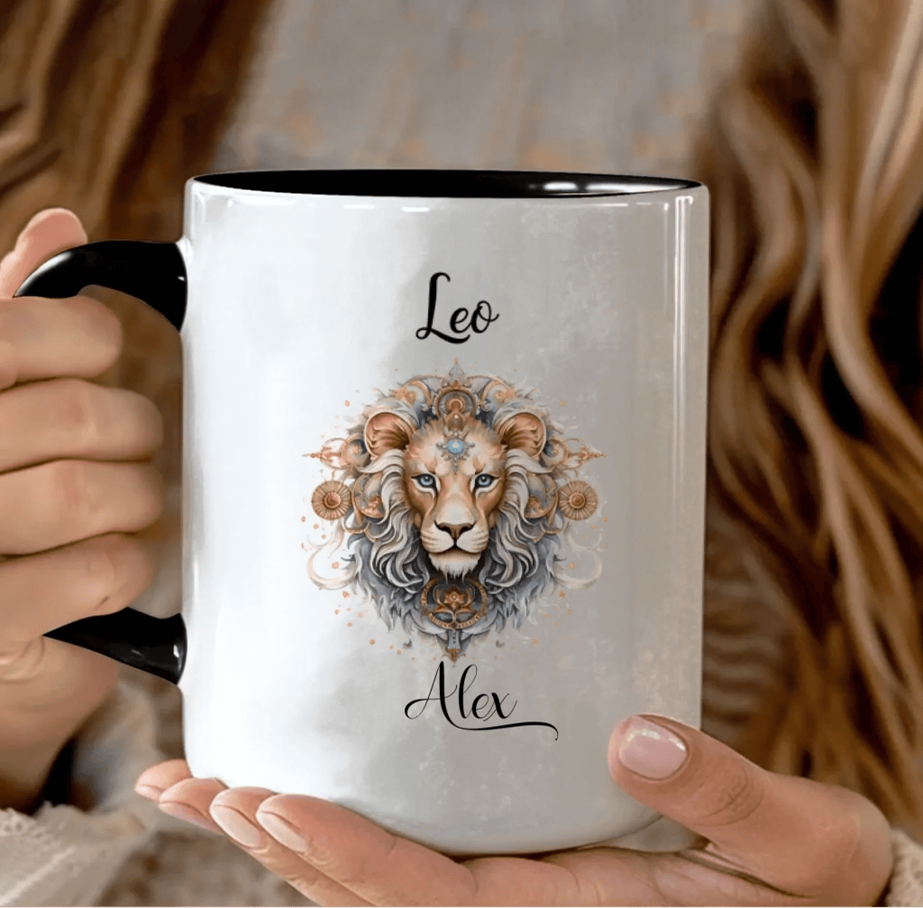 Zodiac Lover’s Birthday Gift - Personalized Astrology Constellation Mug with Custom Name 1103905 - DiyGiftly