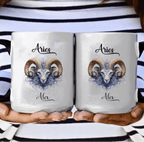 Zodiac Lover’s Birthday Gift - Personalized Astrology Constellation Mug with Custom Name 1103905 - DiyGiftly