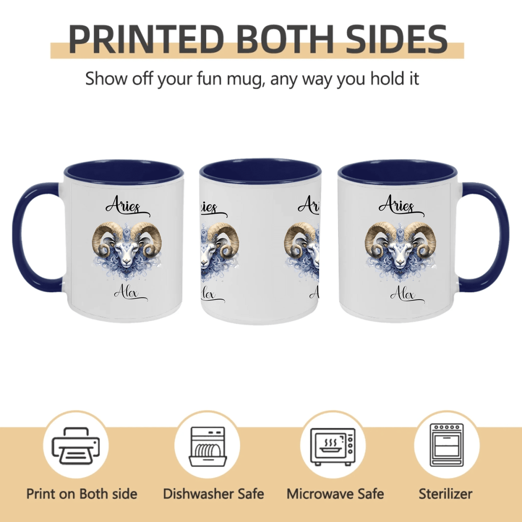Zodiac Lover’s Birthday Gift - Personalized Astrology Constellation Mug with Custom Name 1103905 - DiyGiftly